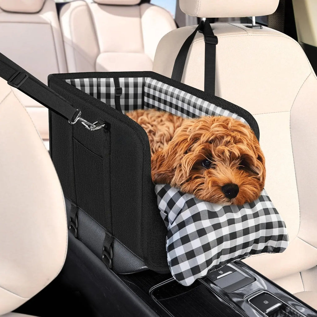 Asiento Elevador para Perros y Gatos Pequeños para Auto – Consola Central