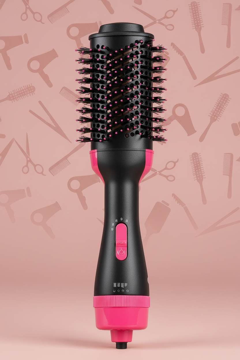 Secador de Cabello y Cepillo Alisador Multifuncional